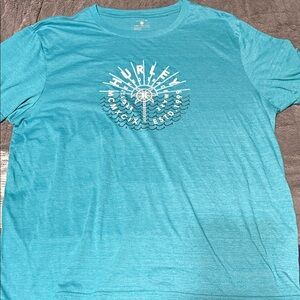 Hurley Men's Teal Graphic Tee